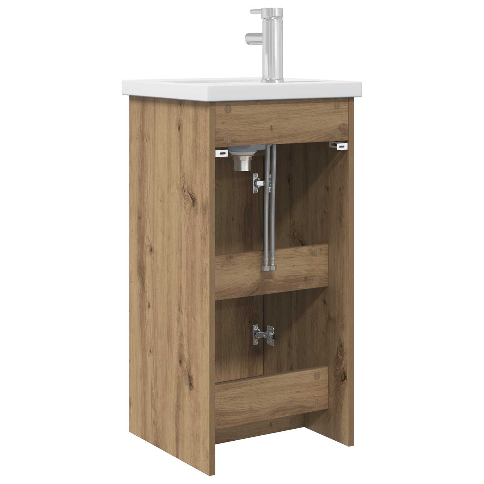 Badezimmerschrank mit Waschbecken Artisan-Eiche