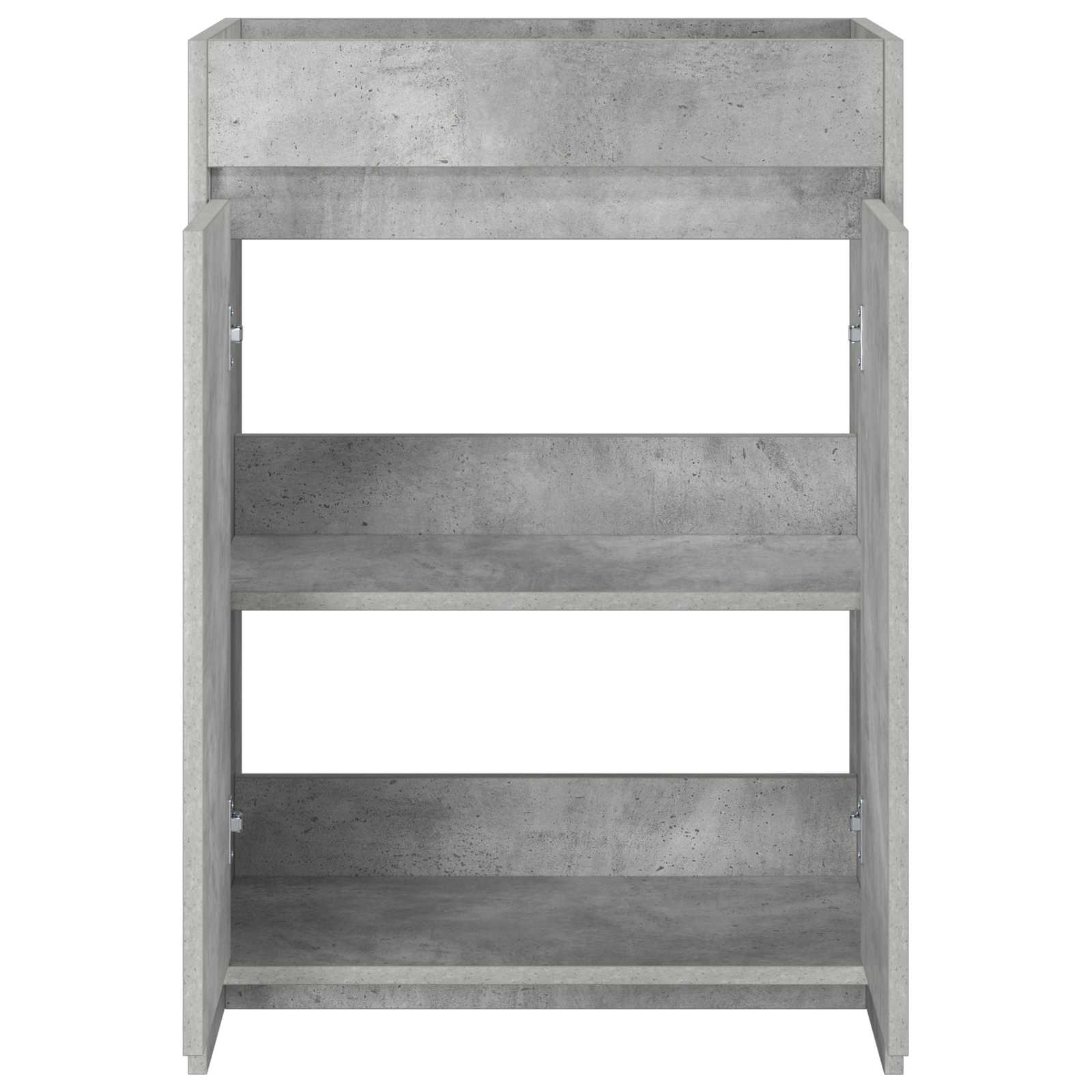 Badunterschrank Betongrau 56 x 37,5 x 81 cm Holzwerkstoff