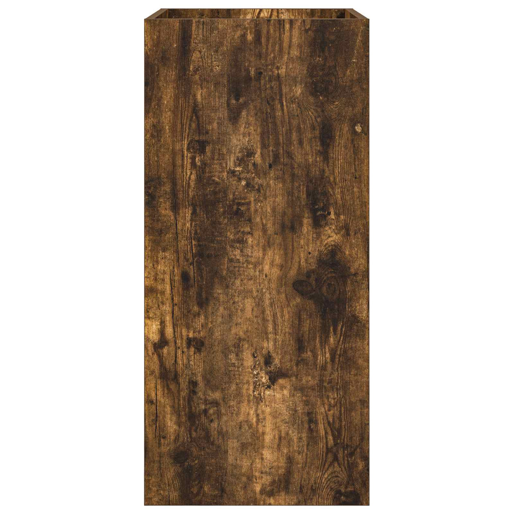 Badunterschrank Geräucherte Eiche 56 x 37,5 x 81 cm