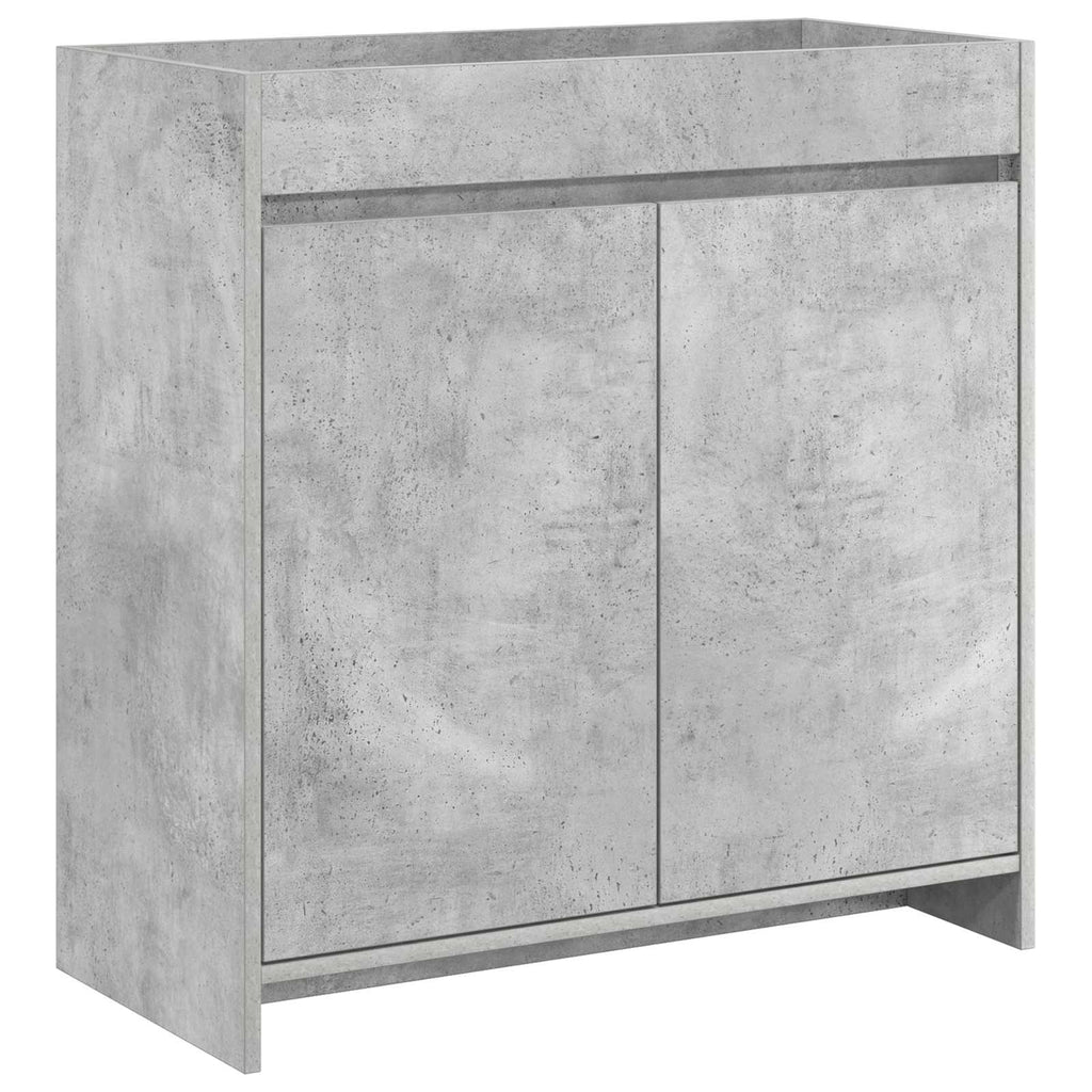 Badunterschrank Betongrau 78,5 x 37,5 x 81 cm Holzwerkstoff