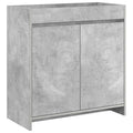 Badunterschrank Betongrau 78,5 x 37,5 x 81 cm Holzwerkstoff