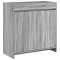 Badunterschrank Grau Sonoma 78,5 x 37,5 x 81 cm Holzwerkstoff