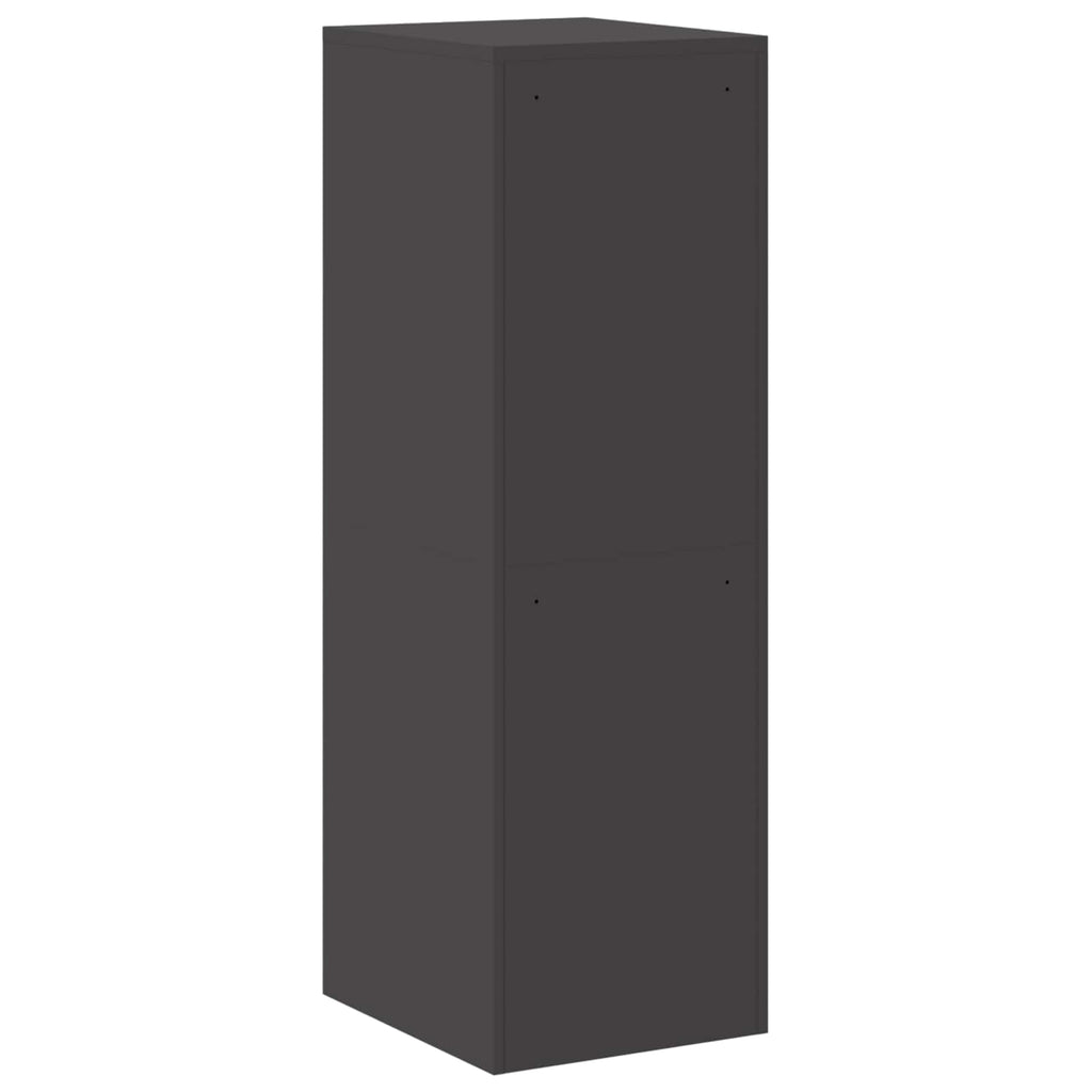 Aktenschrank 2 pcs Schwarz 44 x 50 x 139 cm Kaltgewalzter Stahl
