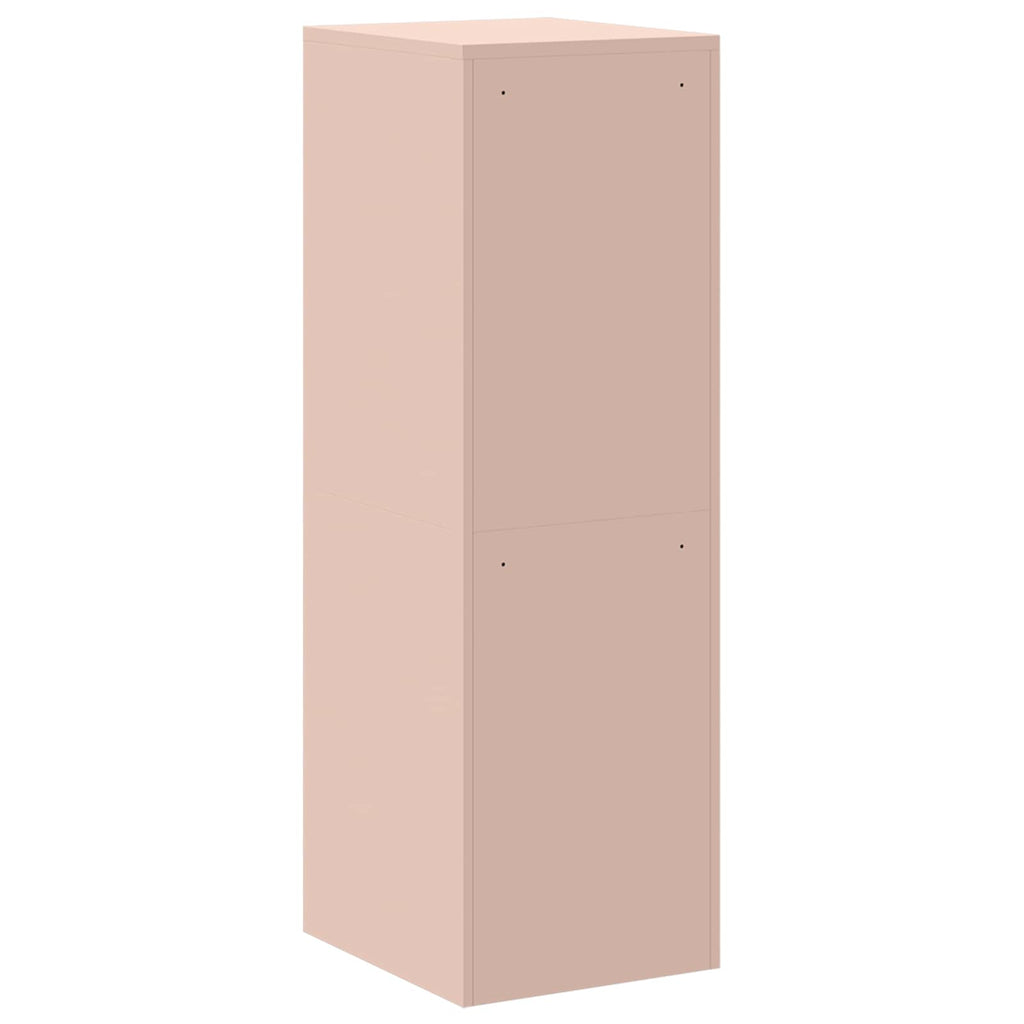 Aktenschrank 2 pcs Rosa 44 x 50 x 139 cm Kaltgewalzter Stahl
