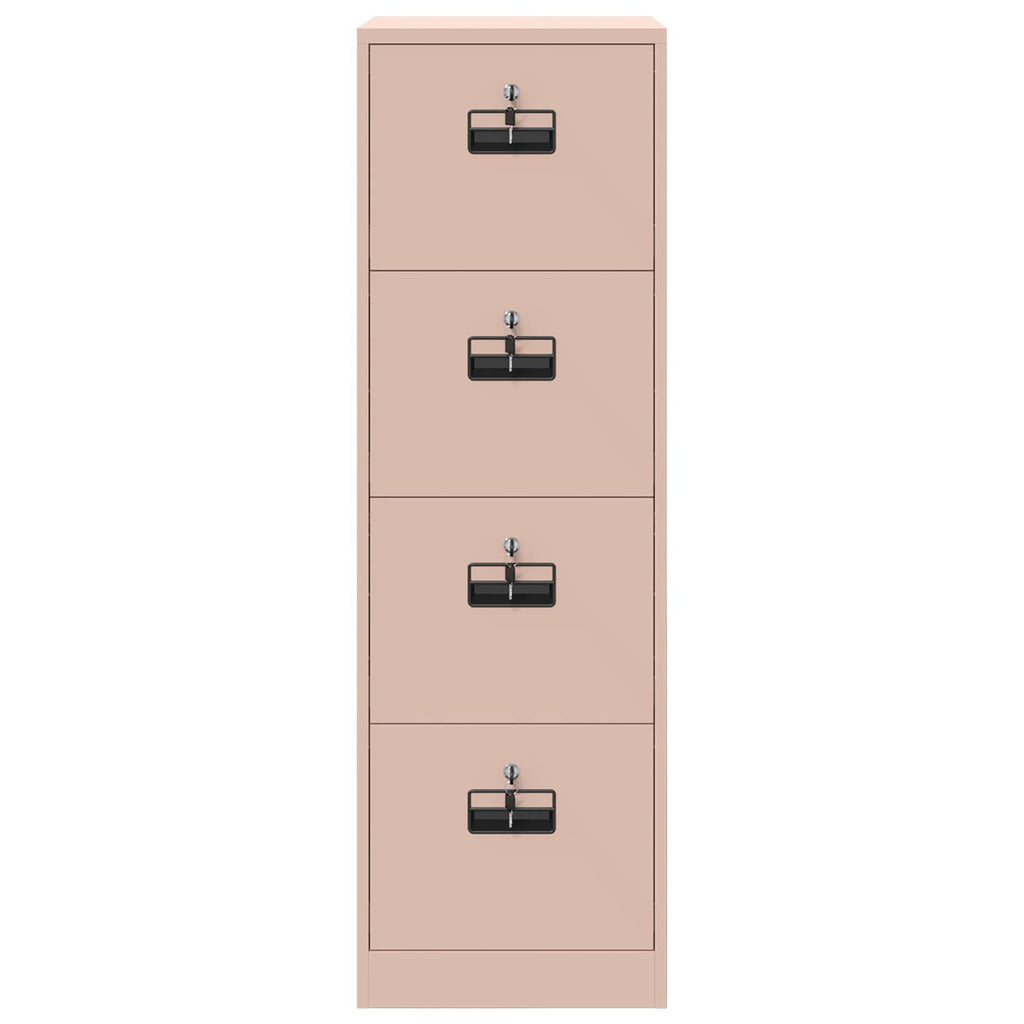 Aktenschrank 2 pcs Rosa 44 x 50 x 139 cm Kaltgewalzter Stahl