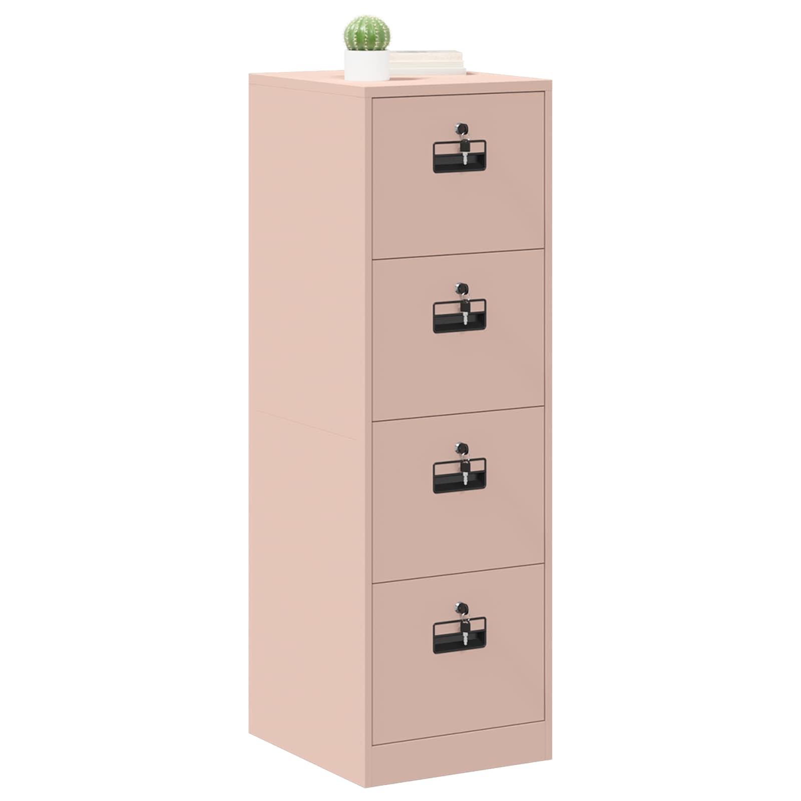 Aktenschrank 2 pcs Rosa 44 x 50 x 139 cm Kaltgewalzter Stahl