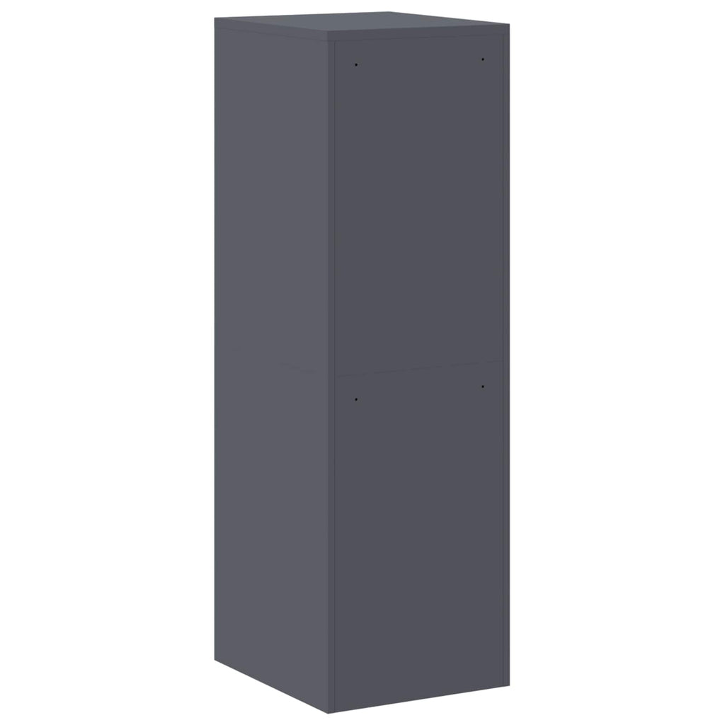 Aktenschrank mit Schubladen 2 pcs Anthrazit 44 x 50 x 139 cm