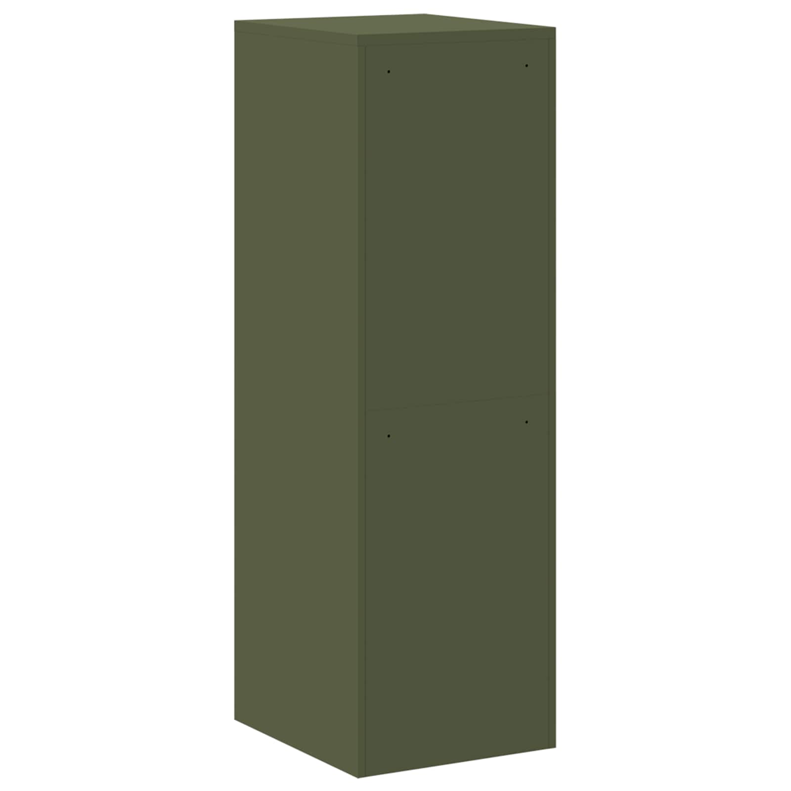 Aktenschrank mit Schubladen 2 pcs Olive Grün 44 x 50 x 139 cm
