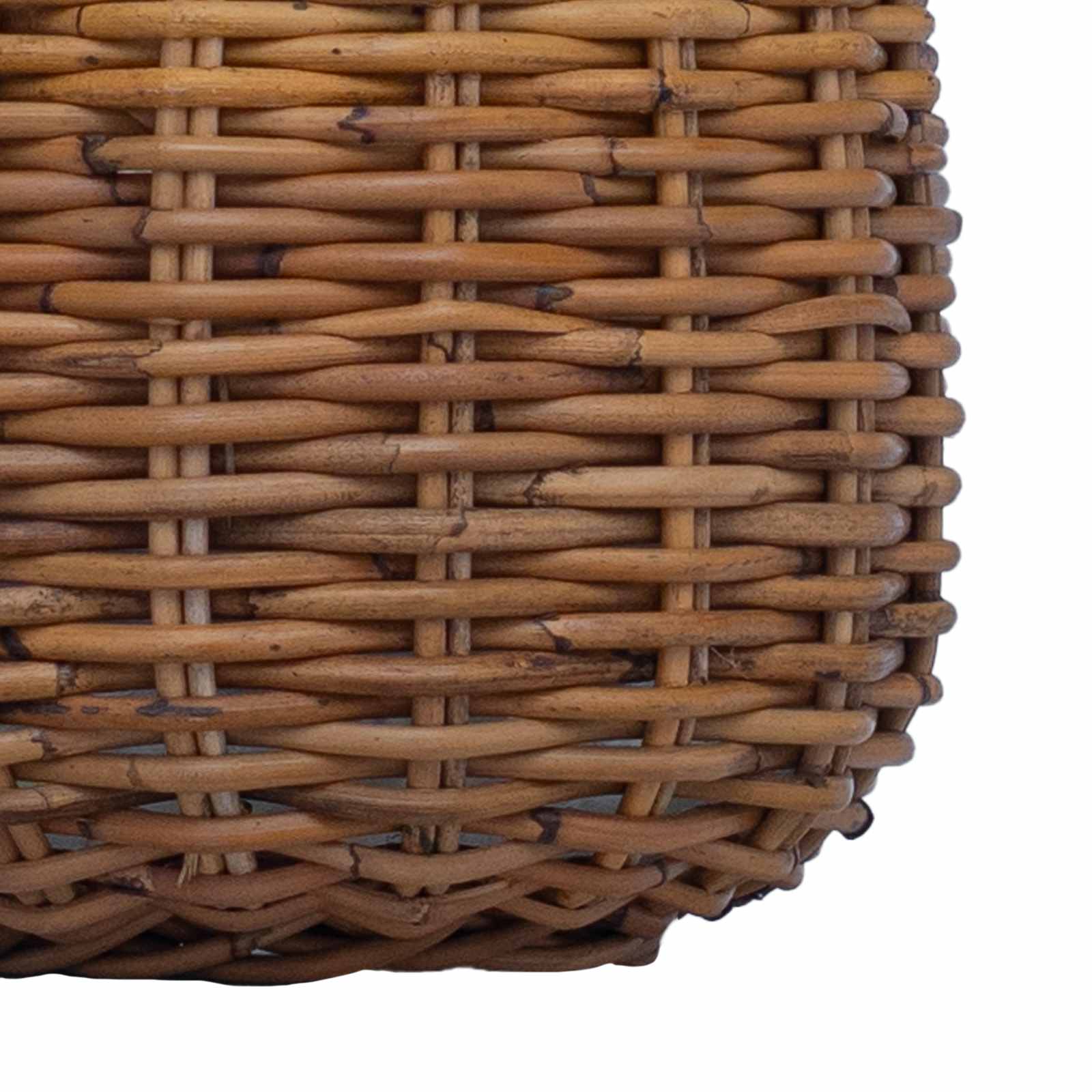 Blumentopf Körbchen mit Speicher 2 pcs Braun Lacak Rattan