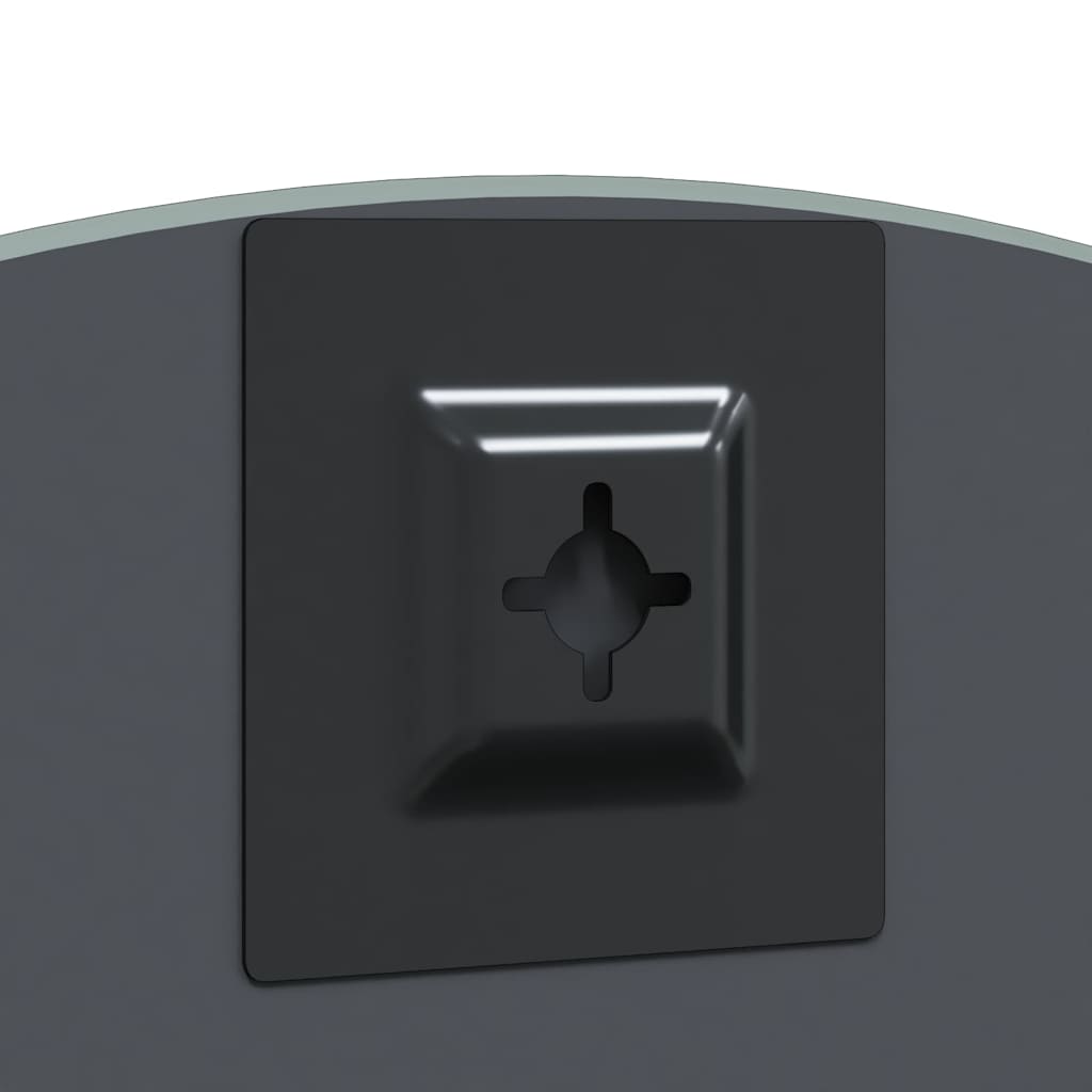 Wandspiegel Rund Ø 50 cm Gehärtetes Glas