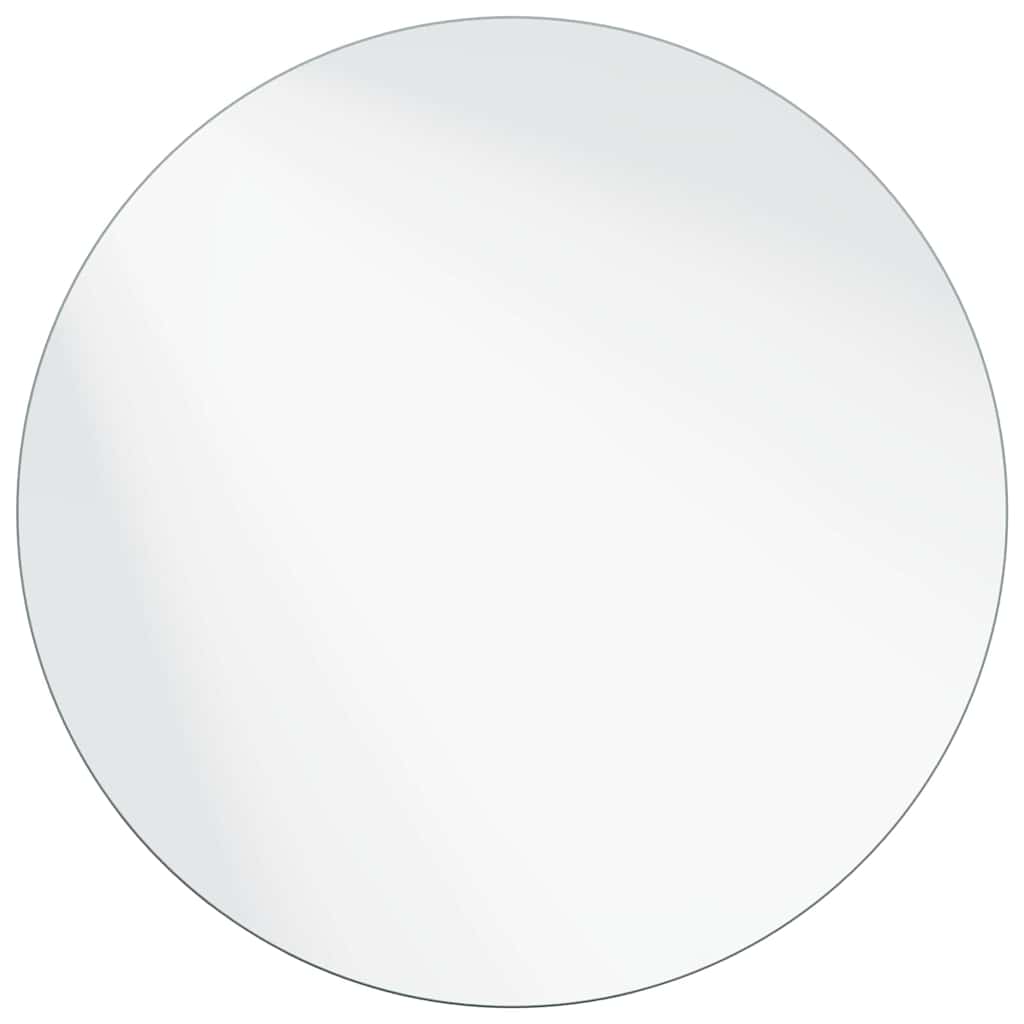Wandspiegel Rund Ø 50 cm Gehärtetes Glas