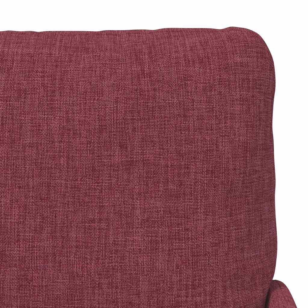 Sofas mit Kissen 55cm Weinrot Sperrholz