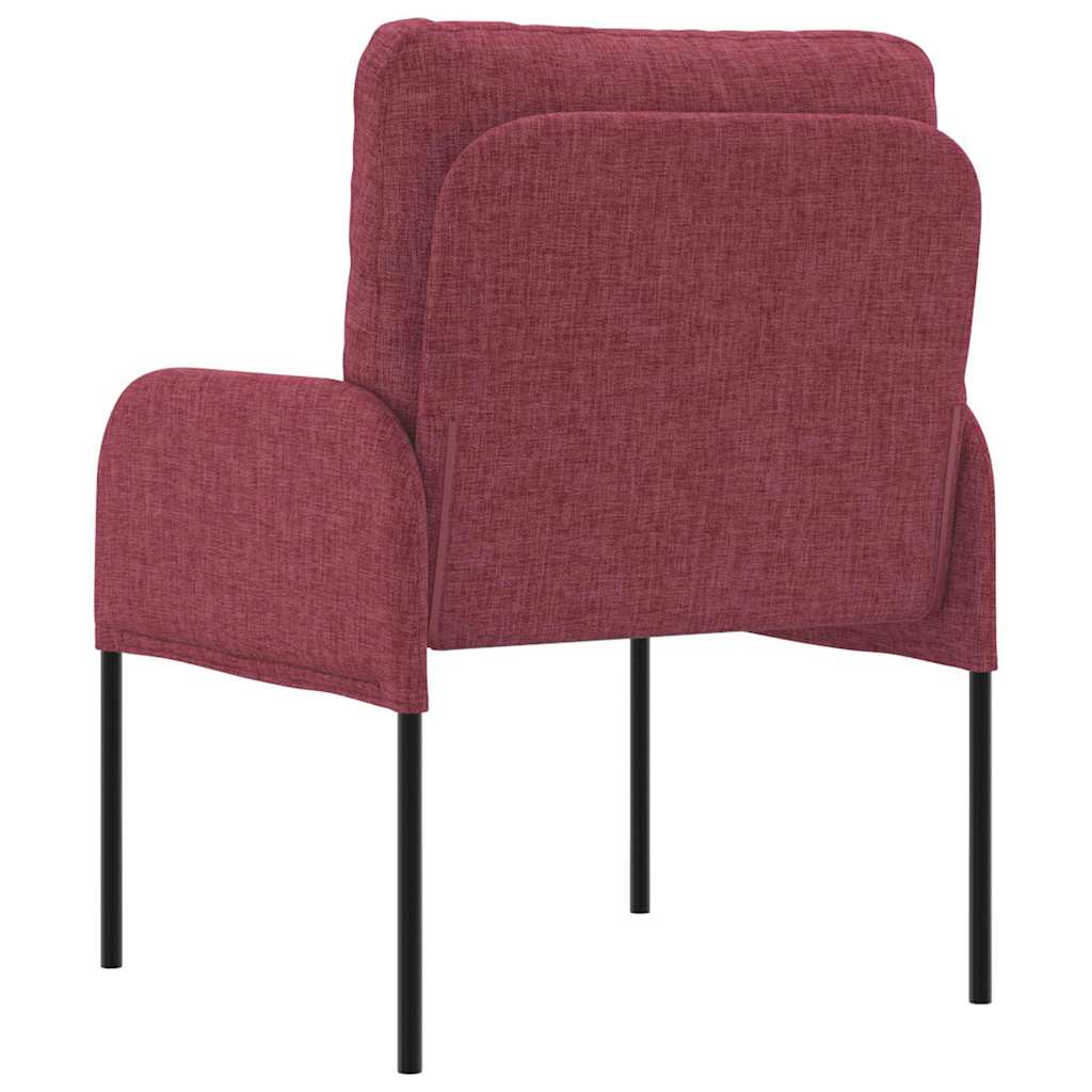 Sofas mit Kissen 55cm Weinrot Sperrholz