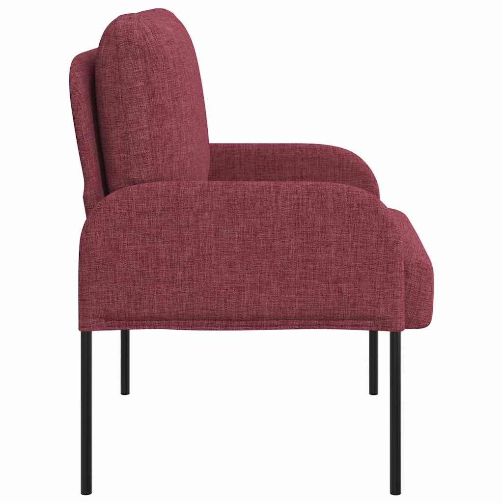 Sofas mit Kissen 55cm Weinrot Sperrholz