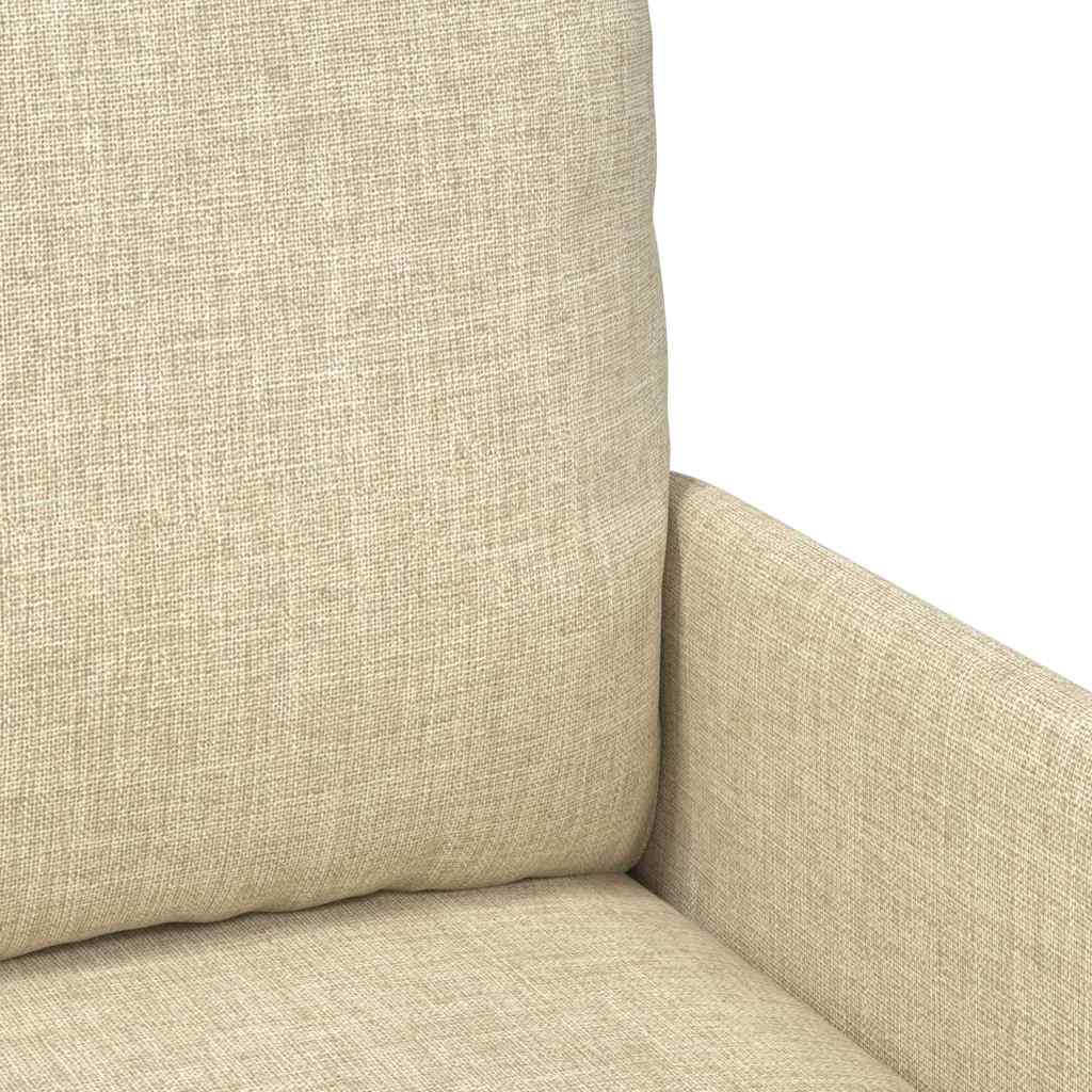Sofas mit Kissen 55cm Creme Sperrholz