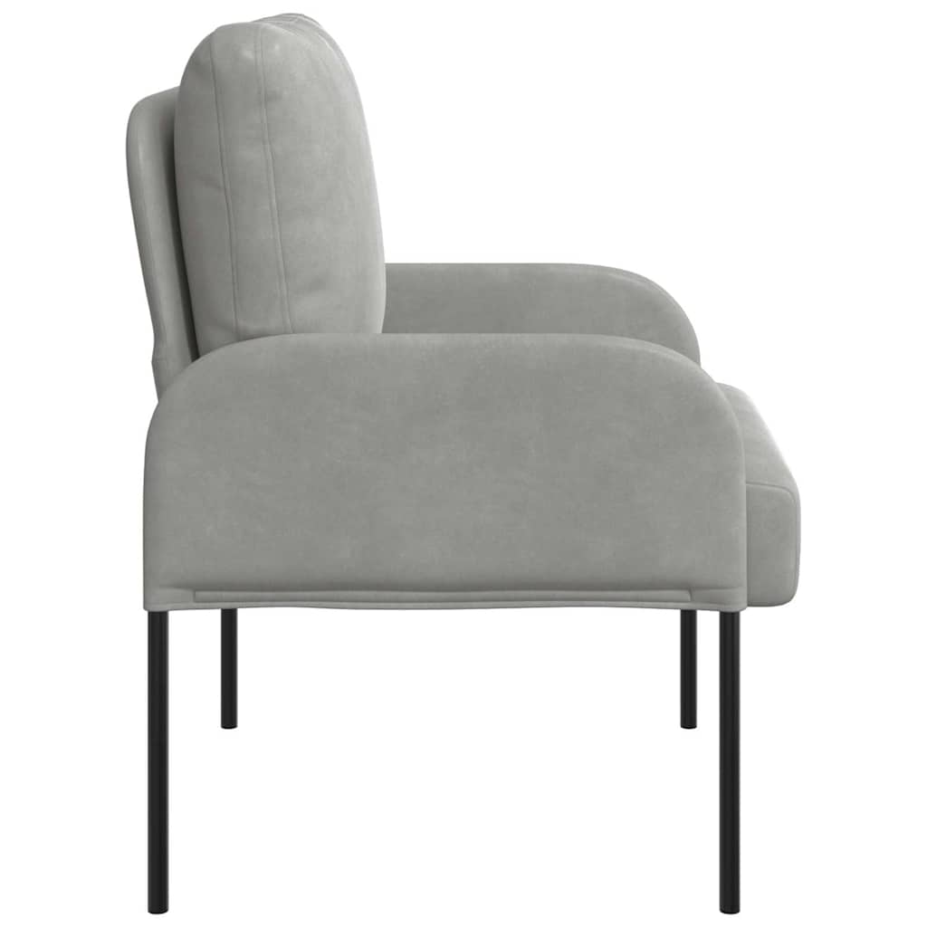 Sofas mit Kissen 55cm Hellgrau Sperrholz