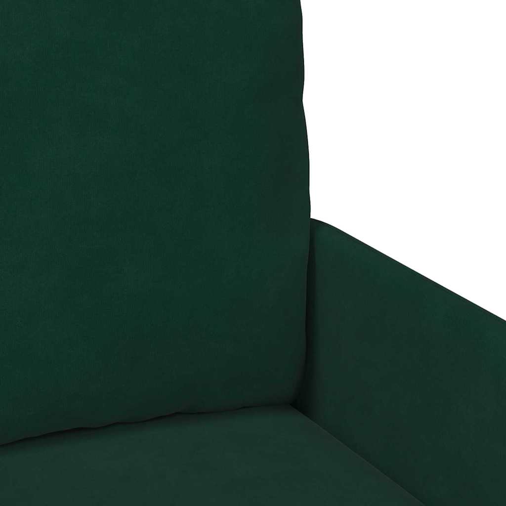 Sofas mit Kissen 55cm Dunkelgrün Sperrholz