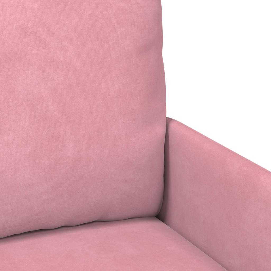 Sofas mit Kissen 55cm Rosa Sperrholz