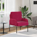 Sofas mit Kissen 55cm Weinrot Sperrholz