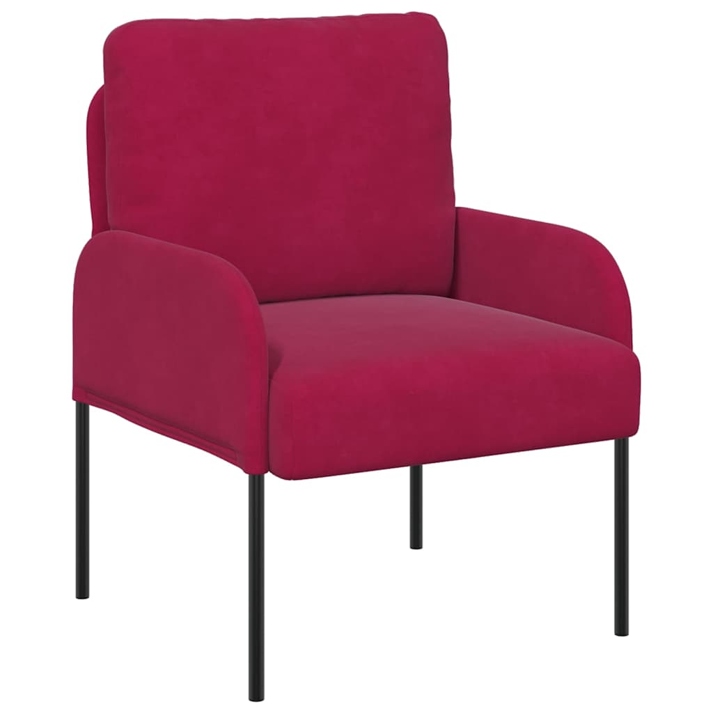 Sofas mit Kissen 55cm Weinrot Sperrholz