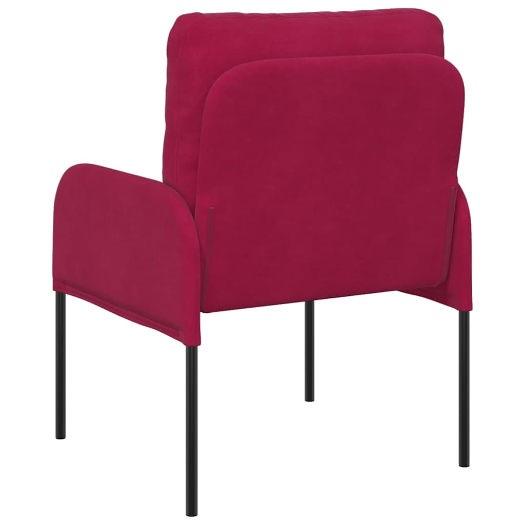 Sofas mit Kissen 55cm Weinrot Sperrholz