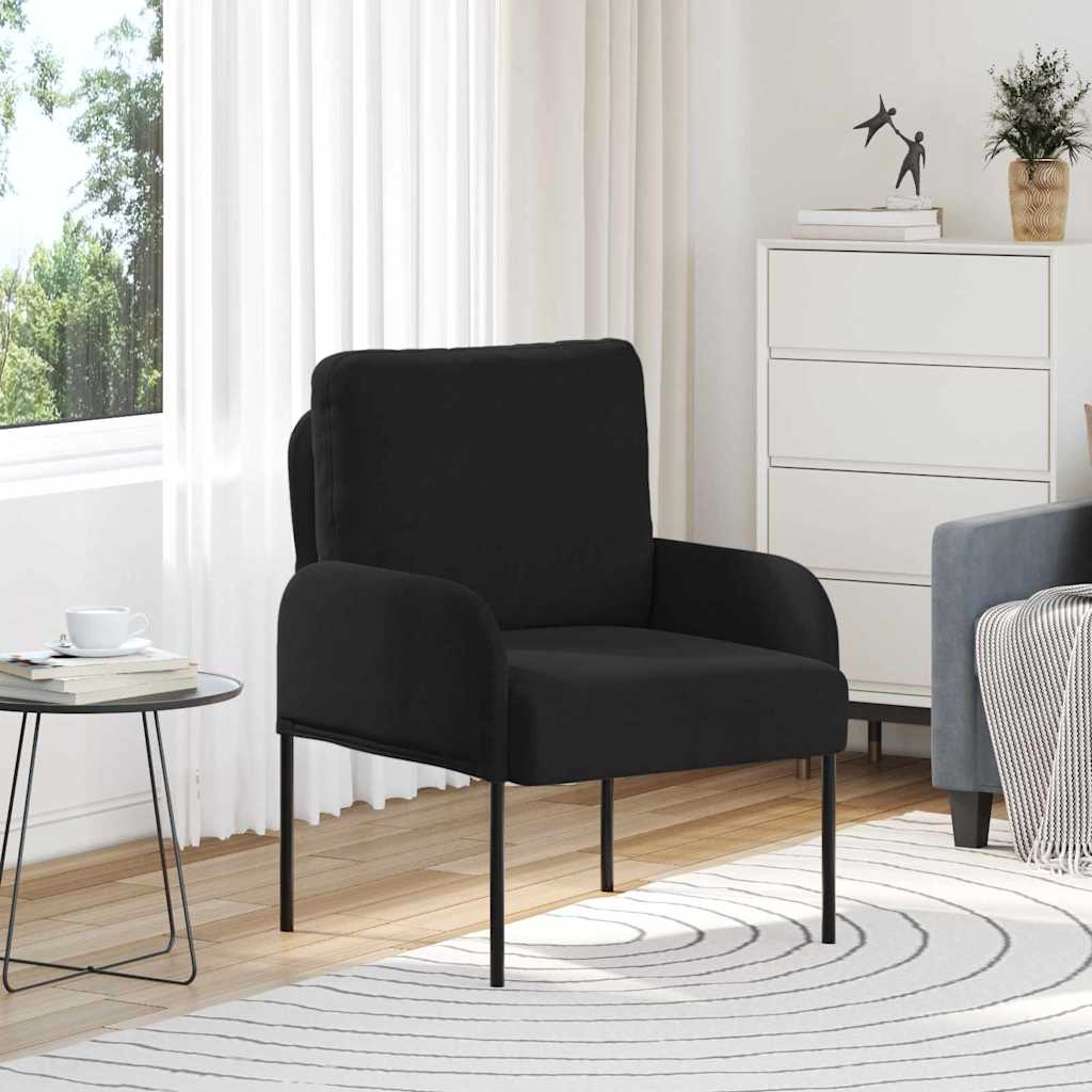 Sofas mit Kissen 55cm Schwarz Sperrholz