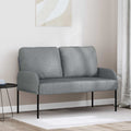 Sofas mit Kissen 110cm Hellgrau Sperrholz