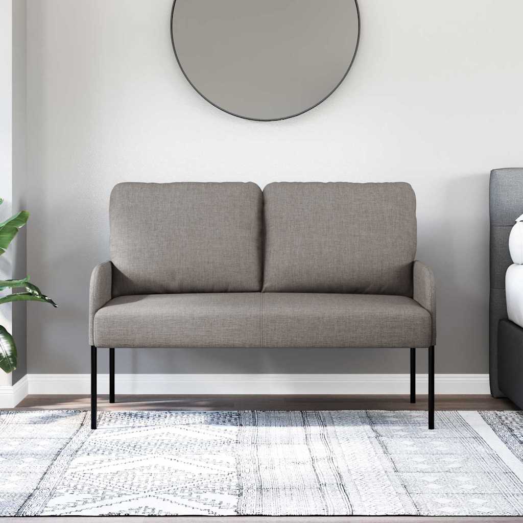 Sofas mit Kissen 110cm Taupe Sperrholz