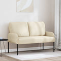 Sofas mit Kissen 110cm Creme Sperrholz