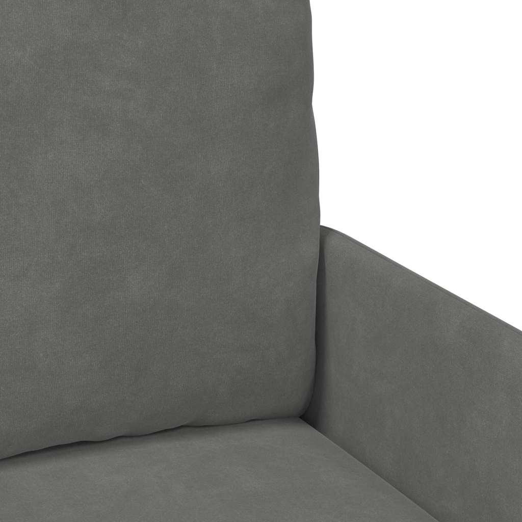 Sofas mit Kissen 110cm Dunkelgrau Sperrholz