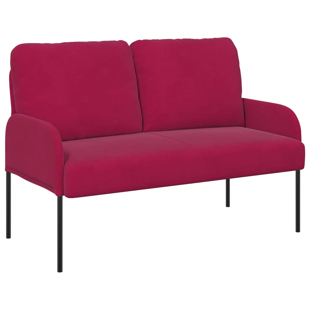 Sofagarnituren 3 pcs Weinrot 115 x 56 x 80 cm Sperrholz