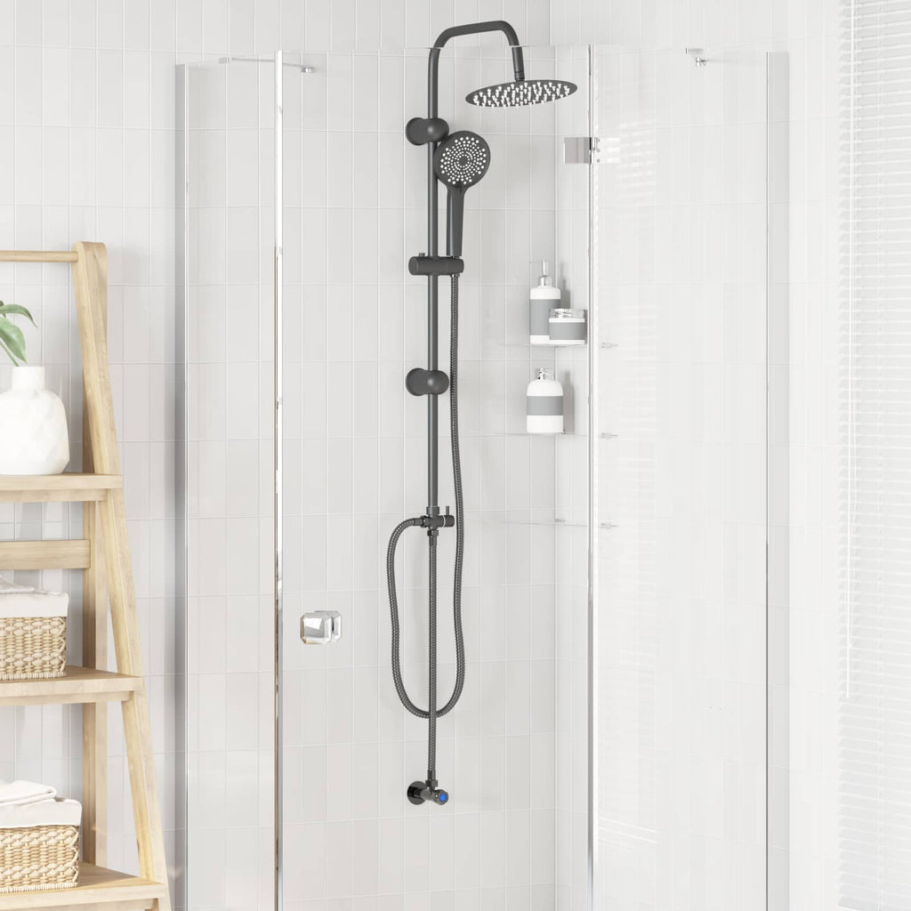 Duschsystem Schwarz 47 x 20 x 95 cm Edelstahl