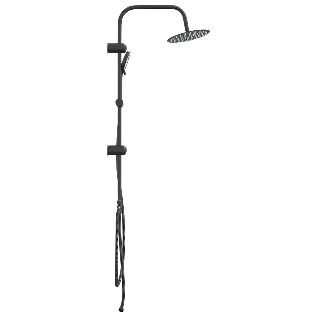 Duschsystem Schwarz 47 x 20 x 95 cm Edelstahl