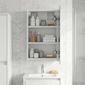 Badezimmerspiegelschrank Weiß 30 x 10,5 x 50 cm Holzwerkstoff