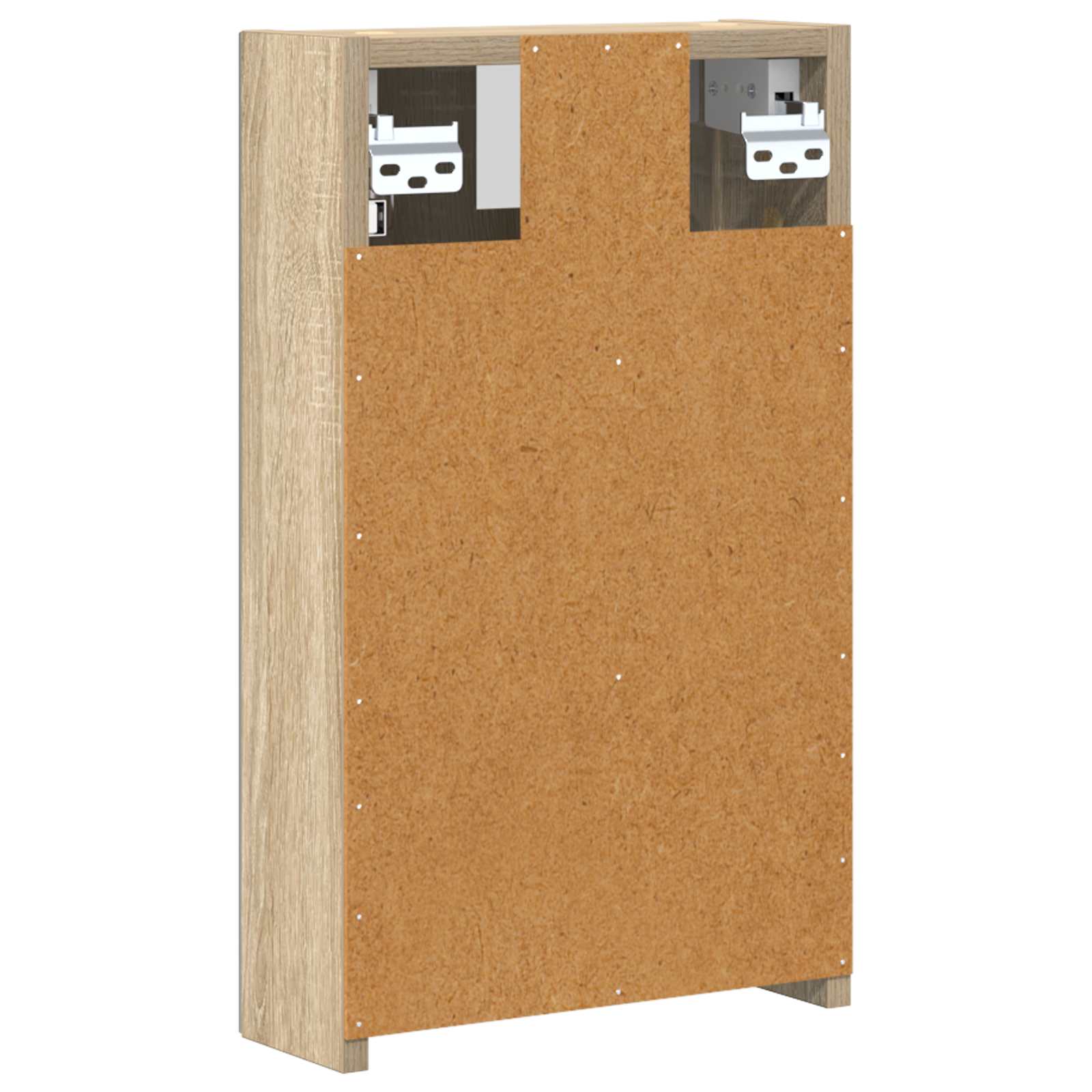 Badezimmerspiegelschrank mit Tür Sonoma-Eiche 30 x 10,5 x 50 cm