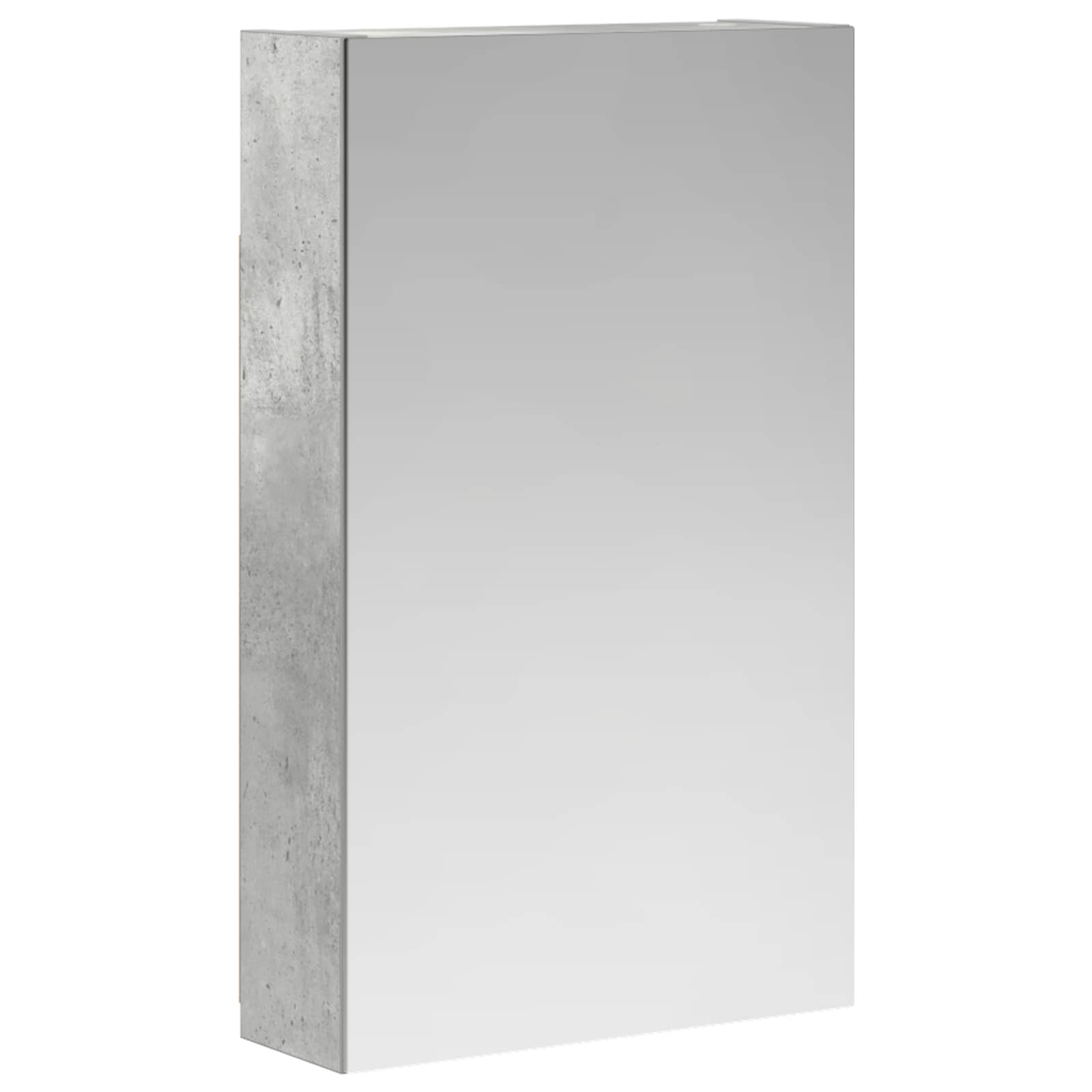 Badezimmerspiegelschrank mit Regal Beton Grau 30 x 10,5 x 50 cm