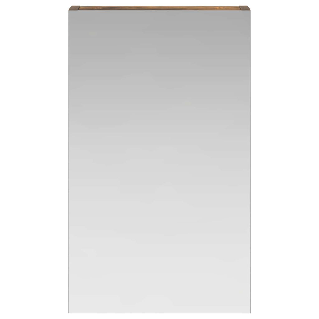 Badezimmerspiegelschrank Geräucherte Eiche 30 x 10,5 x 50 cm