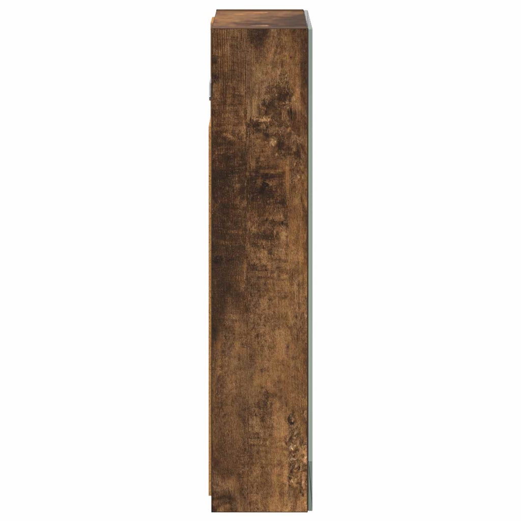 Badezimmerspiegelschrank Geräucherte Eiche 30 x 10,5 x 50 cm