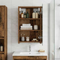Badezimmerspiegelschrank mit Regal Altholz 30 x 10,5 x 50 cm