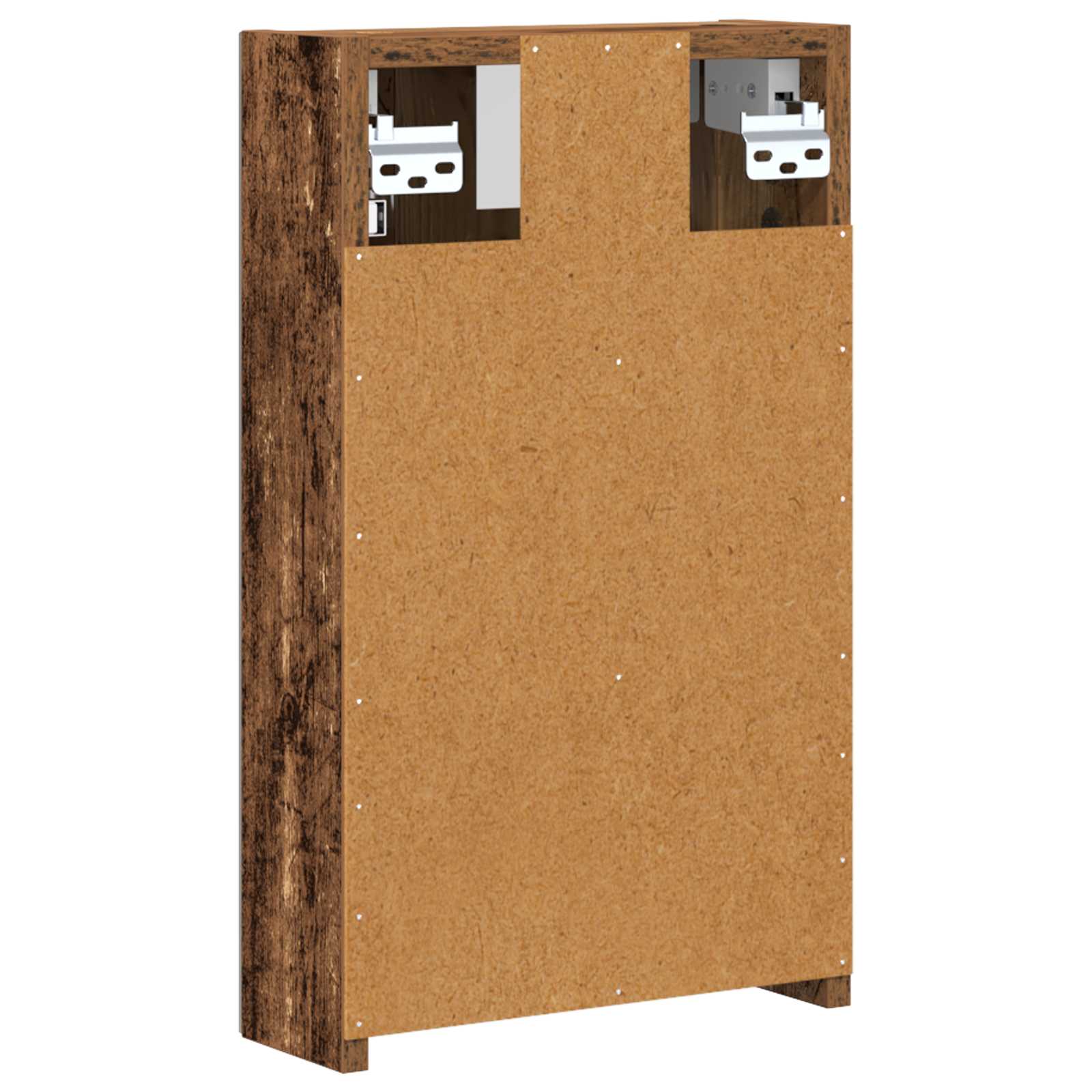 Badezimmerspiegelschrank mit Regal Altholz 30 x 10,5 x 50 cm