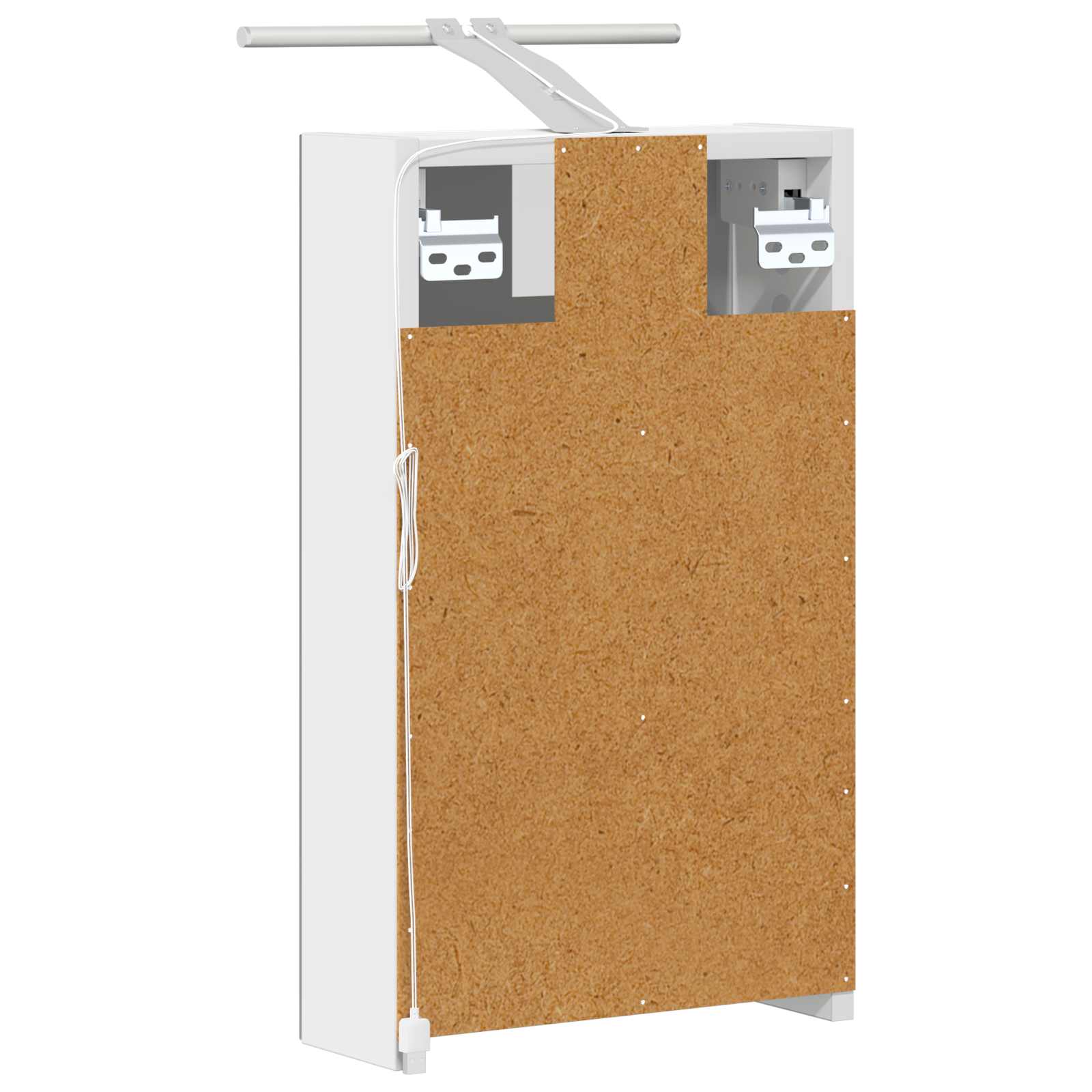 Badezimmerspiegelschrank Weiß 30 x 10,5 x 50 cm Holzwerkstoff