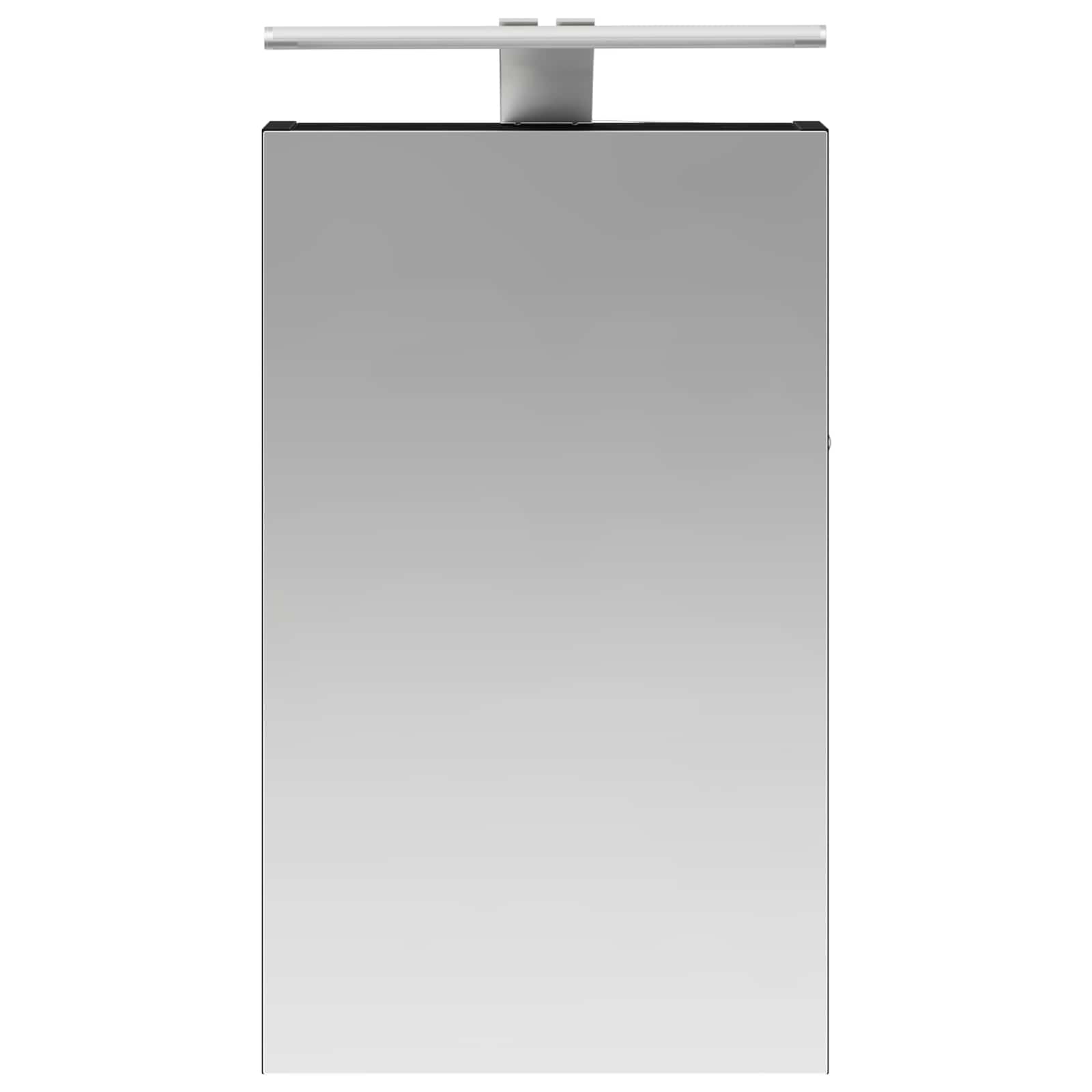 Badezimmerspiegelschrank Schwarz Eichen-Optik 30 x 10,5 x 50 cm