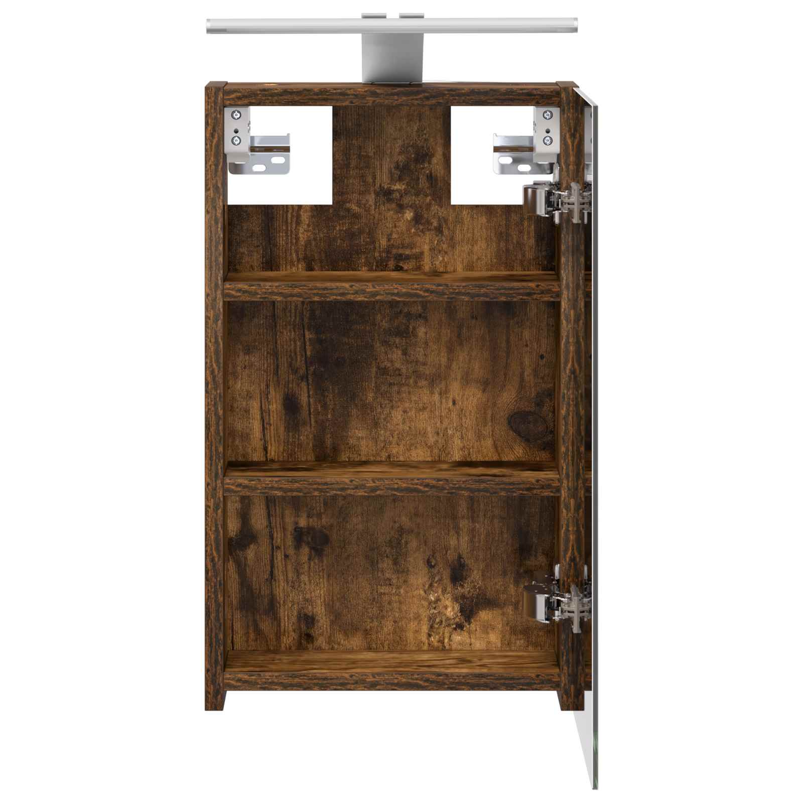 Badezimmerspiegelschrank Geräucherte Eiche 30 x 10,5 x 50 cm