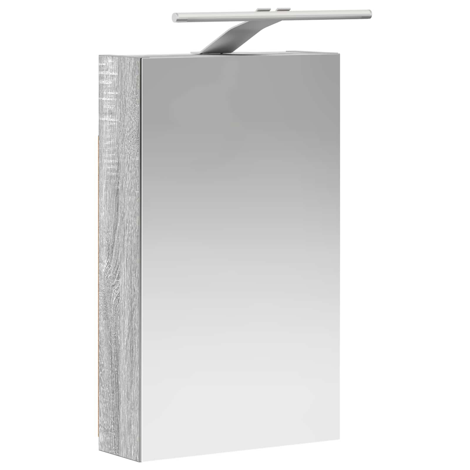 Badezimmerspiegelschrank Graues Sonoma 30 x 10,5 x 50 cm
