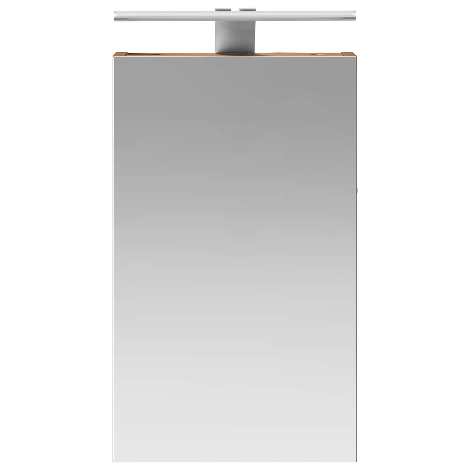 Badezimmerspiegelschrank mit Regal Altholz 30 x 10,5 x 50 cm