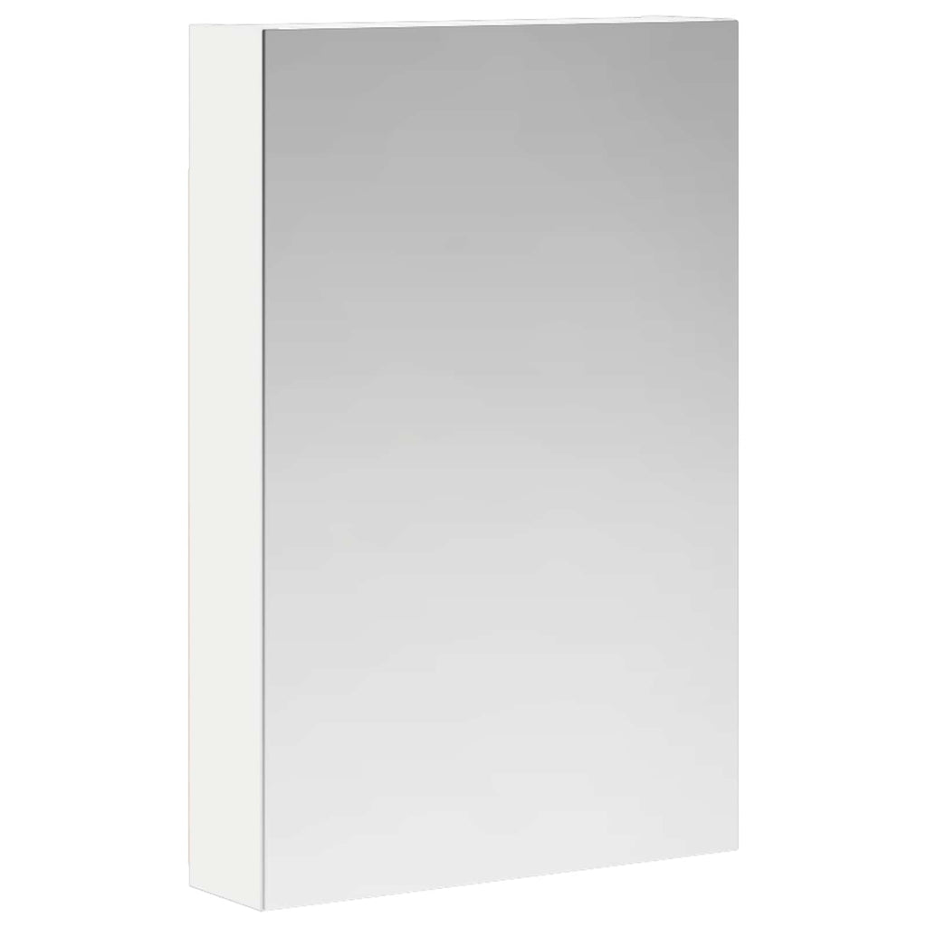 Badezimmerspiegelschrank Weiß 40 x 10,5 x 60,5 cm Holzwerkstoff