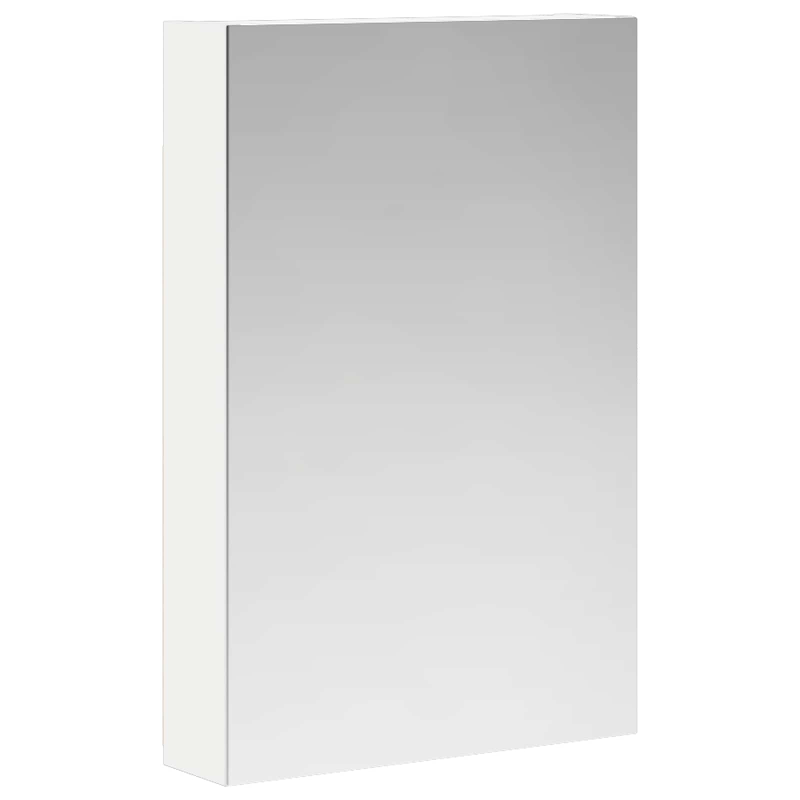 Badezimmerspiegelschrank Weiß 40 x 10,5 x 60,5 cm Holzwerkstoff