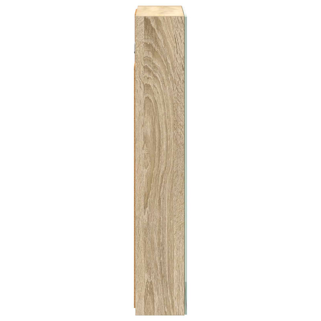 Badezimmerspiegelschrank Sonoma-Eiche 40 x 10,5 x 60,5 cm