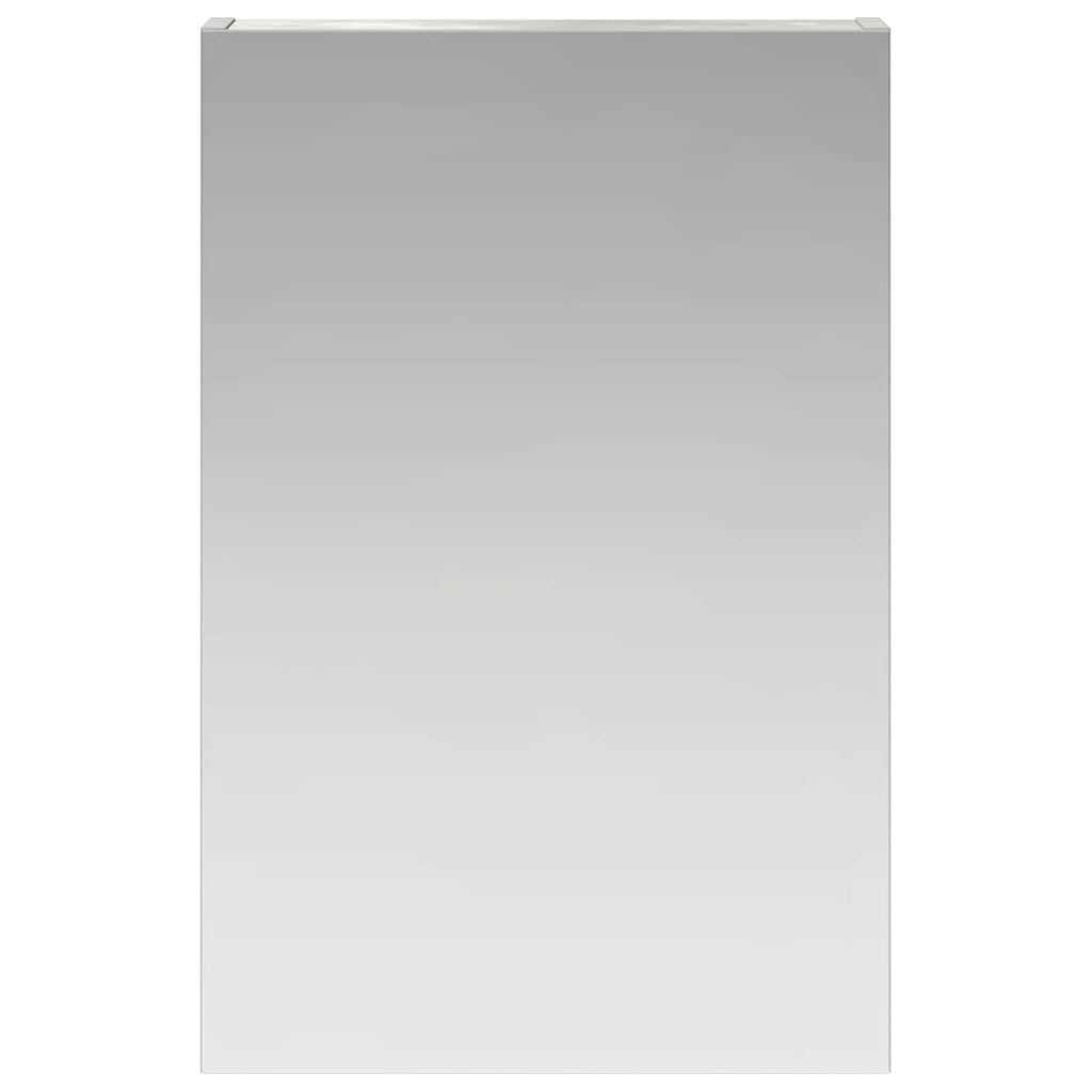 Badezimmerspiegelschrank mit Tür Beton Grau 40 x 10,5 x 60,5 cm