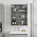 Badezimmerspiegelschrank Graues Sonoma 40 x 10,5 x 60,5 cm